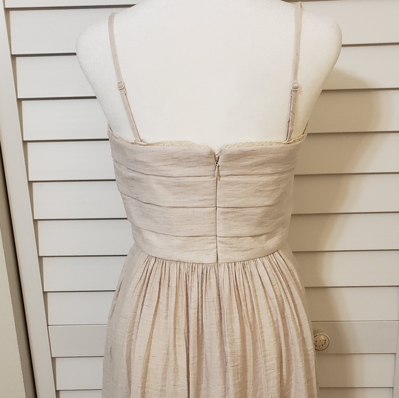 Jessica Simpson Nude Mini Dress With Straps Size 4 - Picture 5 of 16
